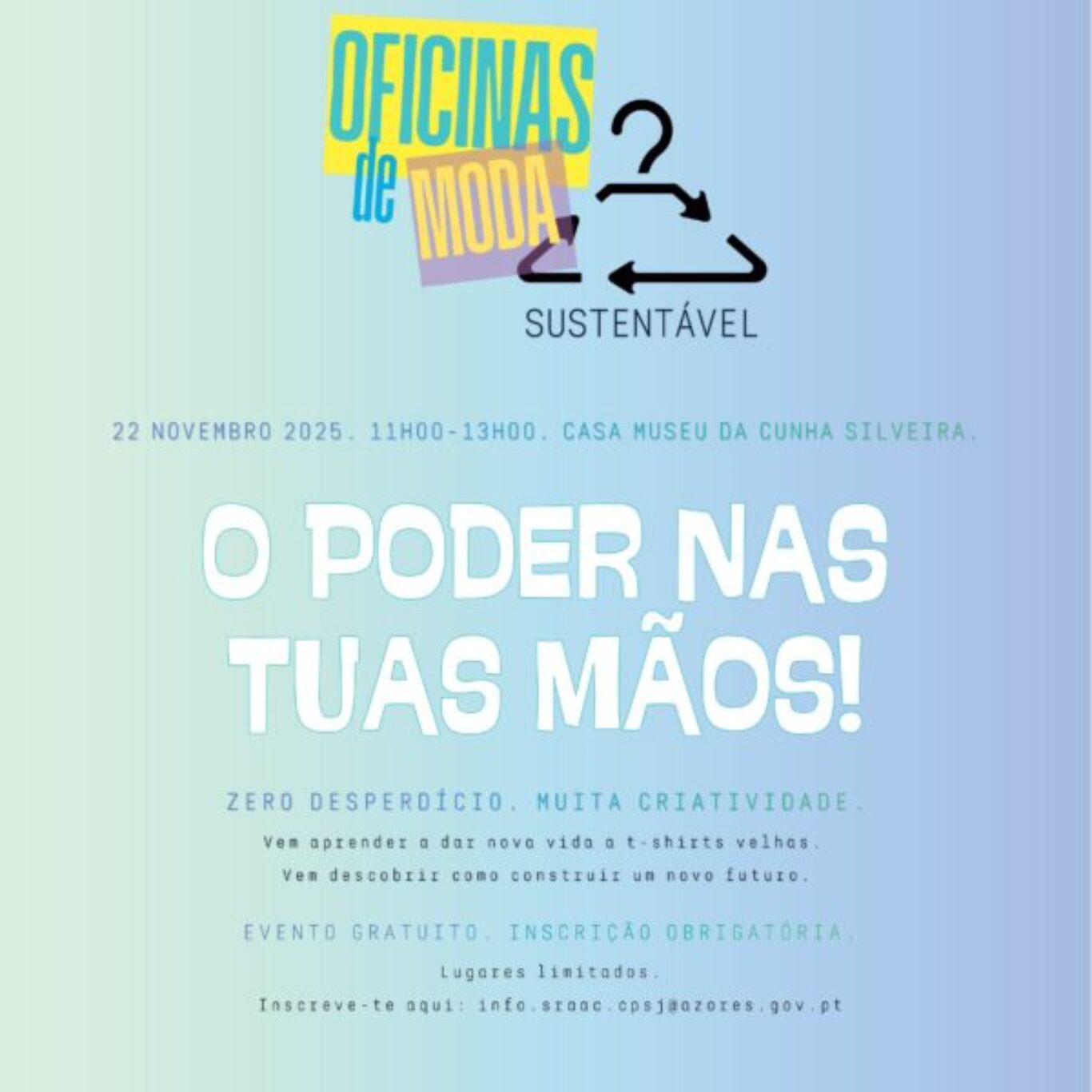 Oficina de moda sustentável